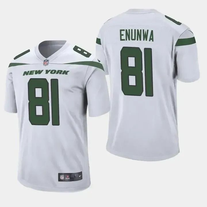 Men New York Jets #81 Quincy Enunwa Nike White Game Player NFL Jersey